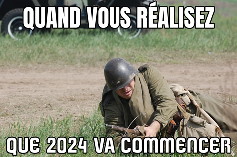 image drôle comment se préparer pour le début de la nouvelle année 2025