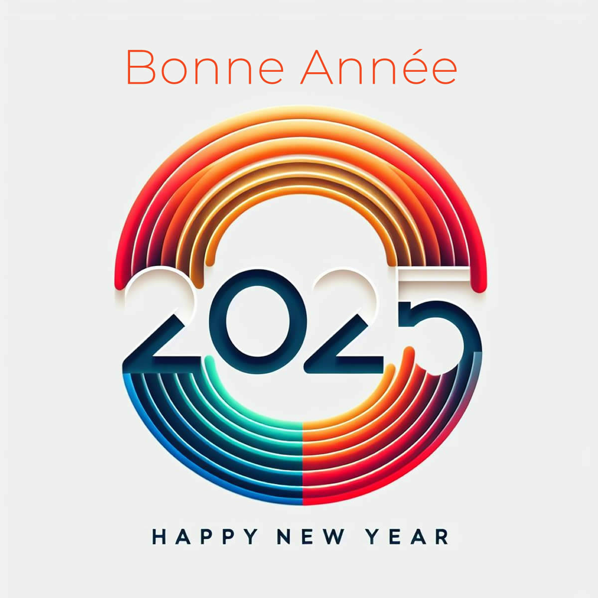 Image joie et bonheur voeux 2025